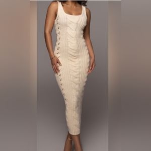 JLUX Ameri Cable Sweater Dress
